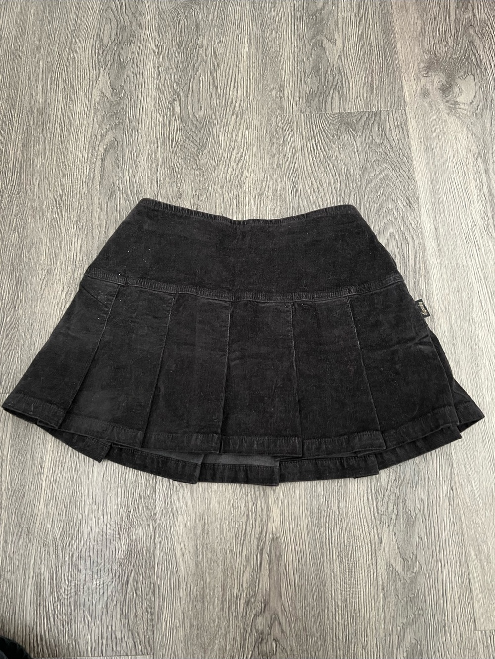 Superdry Black Pleated Mini Skirt